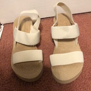 Shein Stylish Cream Sandals